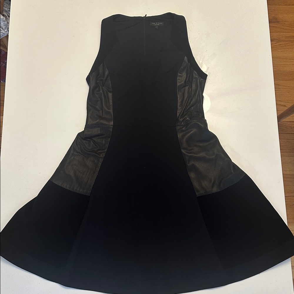 Rag & Bone Black Zip-Up Dress